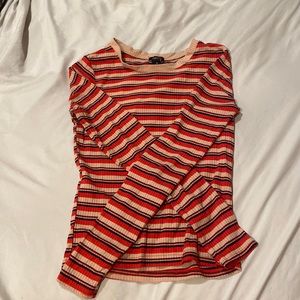 Striped ribbed longsleeve